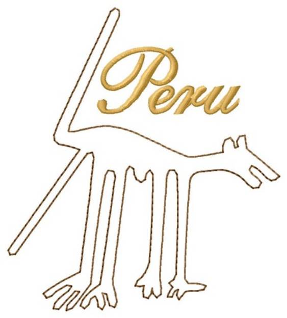 Picture of Peru Nazca Lines Machine Embroidery Design