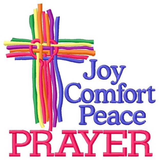 Picture of Comfort Prayer Machine Embroidery Design
