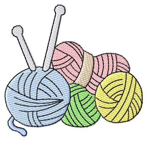 Yarn Machine Embroidery Design