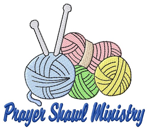 Prayer Shawl Yarn Machine Embroidery Design