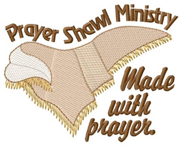 Picture of Made With Prayer Machine Embroidery Design