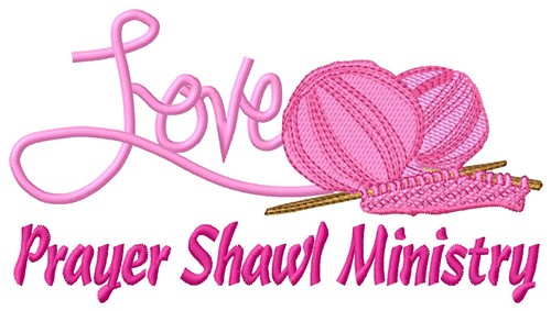 Prayer Shawl Love Machine Embroidery Design
