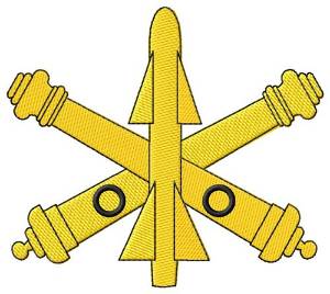 Picture of Air Defense Symbol Machine Embroidery Design