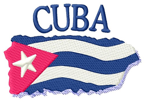 Cuba Machine Embroidery Design
