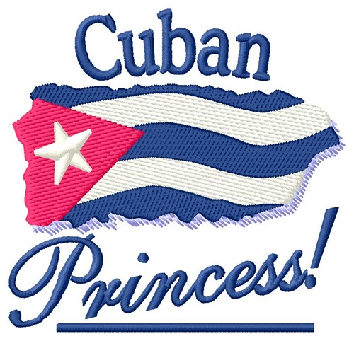 Cuban Princess Machine Embroidery Design