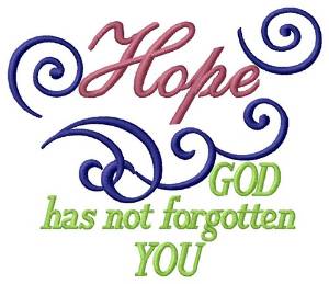 Picture of Not Forgotten Machine Embroidery Design