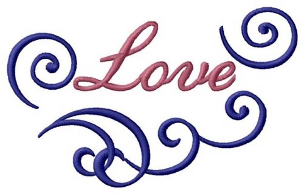Picture of Love Machine Embroidery Design