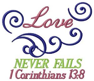 Picture of Never Fails Machine Embroidery Design