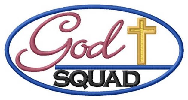 Picture of God Squad Machine Embroidery Design