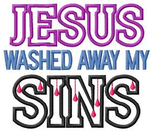 Picture of Washed Sins Machine Embroidery Design
