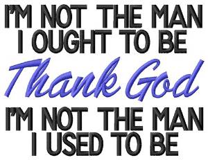 Picture of Thank God Machine Embroidery Design