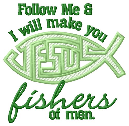 Fishers Of Men Machine Embroidery Design