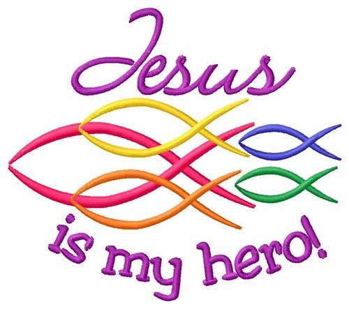 Jesus Hero Machine Embroidery Design