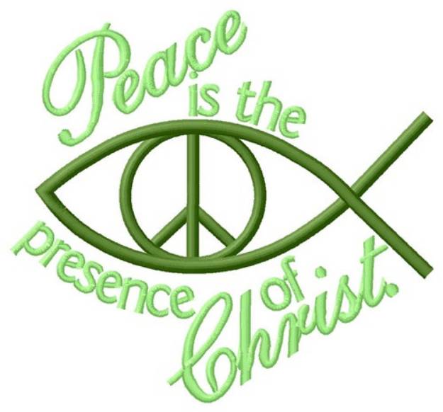 Picture of Christ Presence Machine Embroidery Design