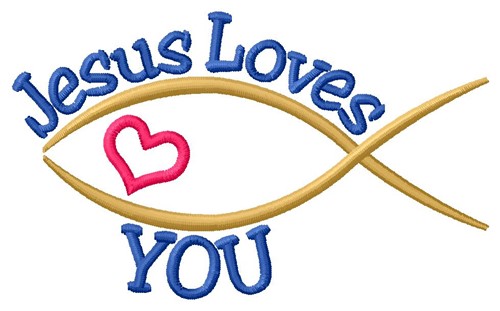 Loves You Machine Embroidery Design