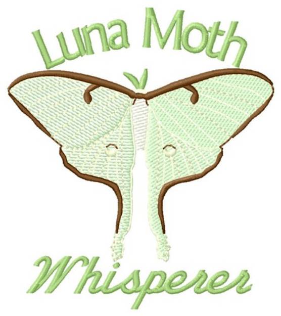 Picture of Moth Whisperer Machine Embroidery Design