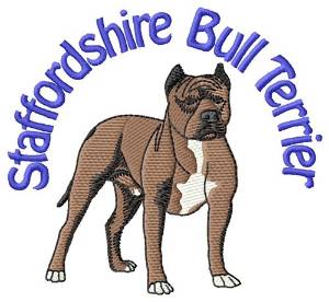 Picture of Staffordshire Bull Machine Embroidery Design