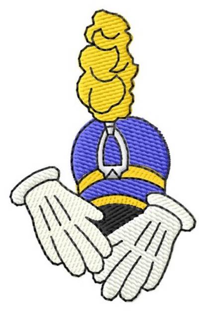 Picture of Helmet & Gloves Machine Embroidery Design