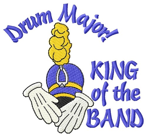 King Of Band Machine Embroidery Design
