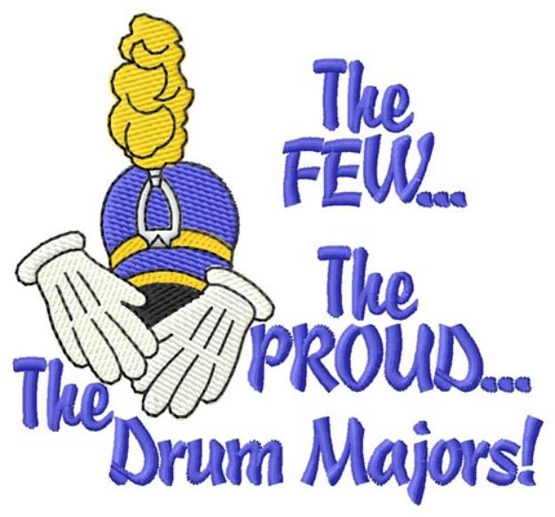 Picture of Drum Majors Machine Embroidery Design