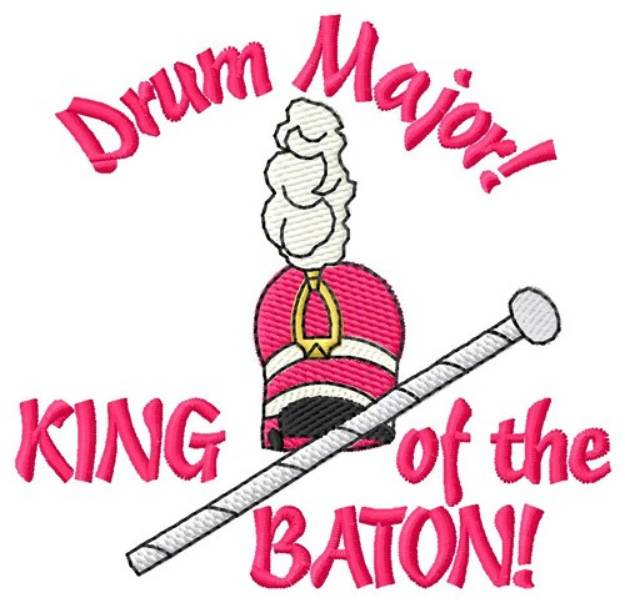 Picture of King Of Baton Machine Embroidery Design