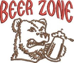 Picture of Beer Zone Machine Embroidery Design