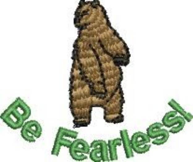 Picture of Be Fearless Machine Embroidery Design