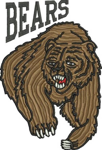 Picture of Bears Machine Embroidery Design