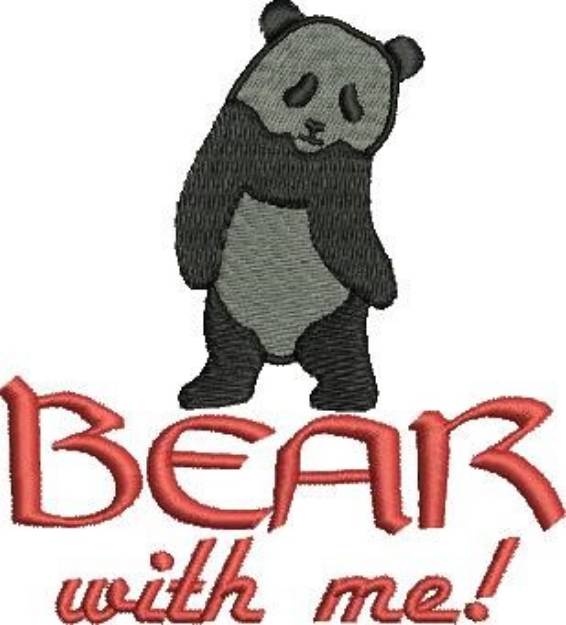 Picture of Bear With Me Machine Embroidery Design