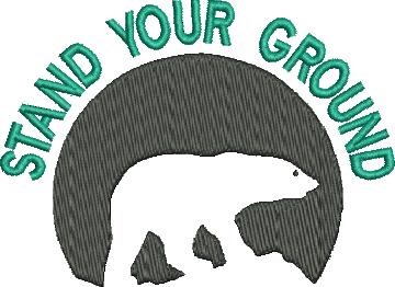 Stand Your Ground Machine Embroidery Design