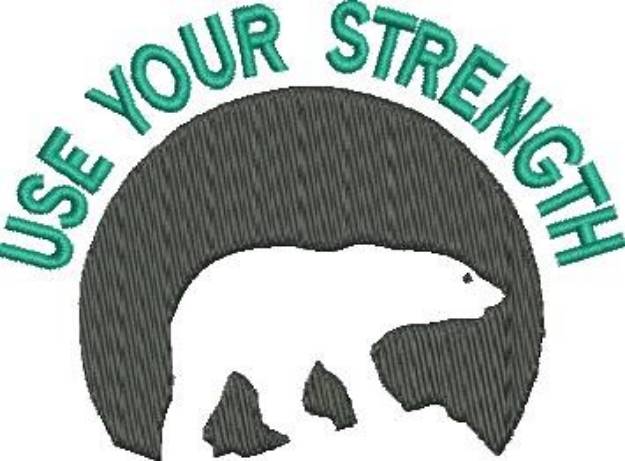 Picture of Your Strength Machine Embroidery Design