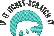 Scratch it Machine Embroidery Design