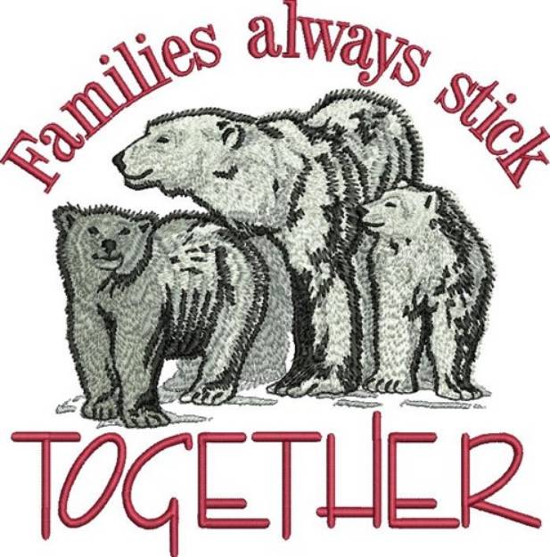 Picture of Stick Together Machine Embroidery Design