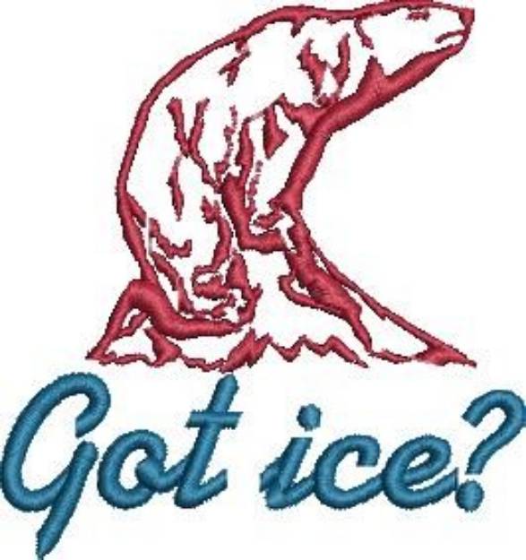 Picture of Got Ice Machine Embroidery Design
