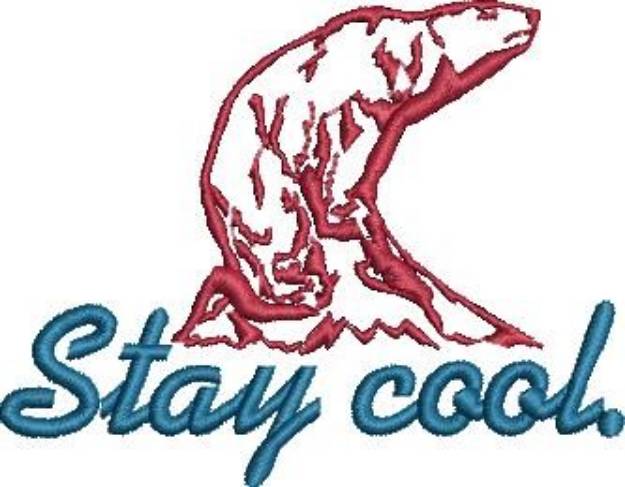 Picture of Stay Cool Machine Embroidery Design