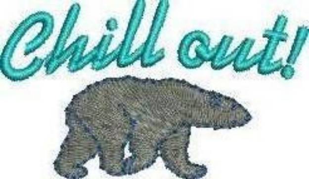 Picture of Chill Out Machine Embroidery Design