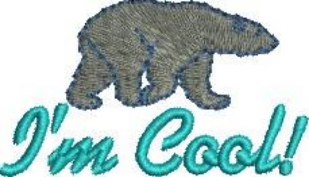 Picture of Im Cool Machine Embroidery Design