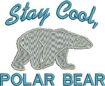Stay Cool Machine Embroidery Design
