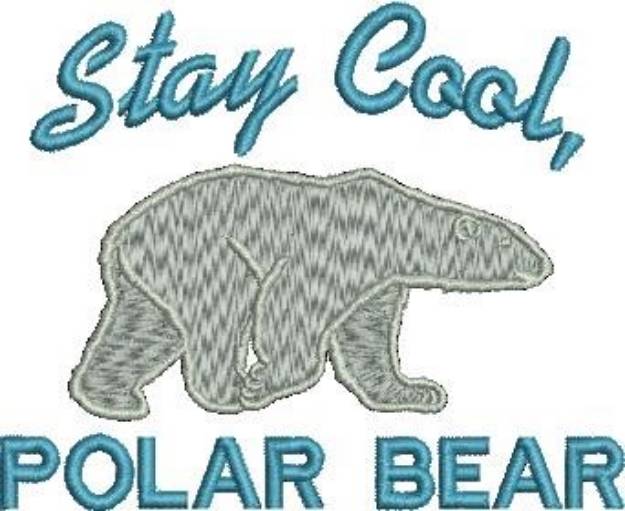 Picture of Stay Cool Machine Embroidery Design