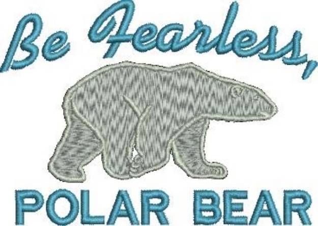 Picture of Be Fearless Machine Embroidery Design