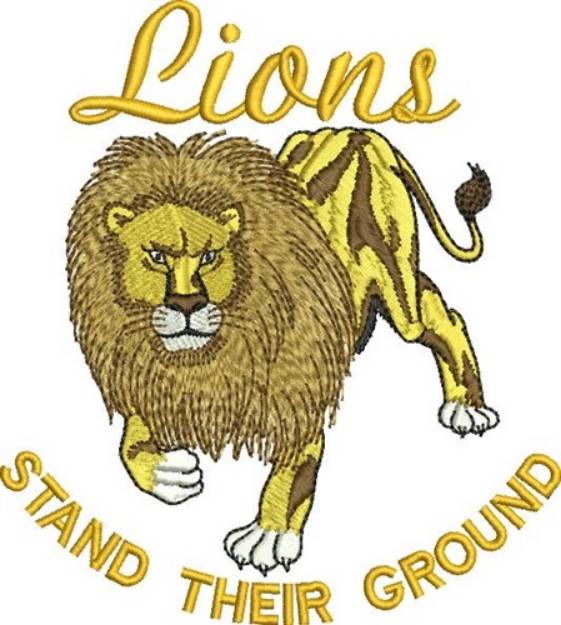 Picture of Stand Ground Machine Embroidery Design