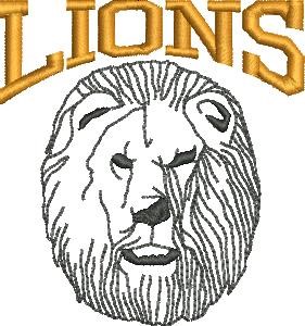 Lions Machine Embroidery Design