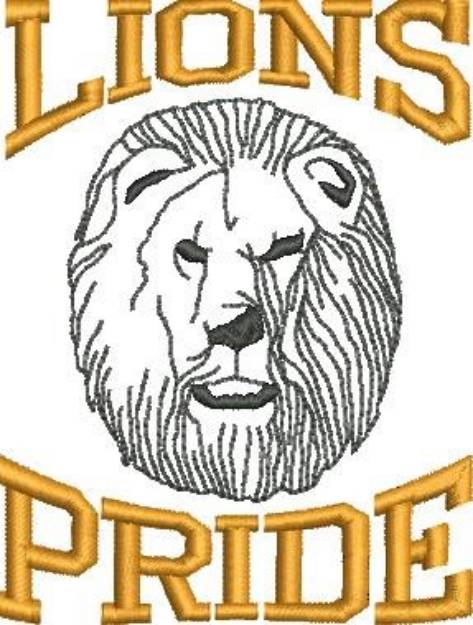 Picture of Lions Pride Machine Embroidery Design