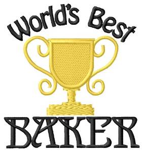 Picture of Best Baker Machine Embroidery Design