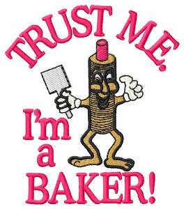 Picture of Trust Baker Machine Embroidery Design