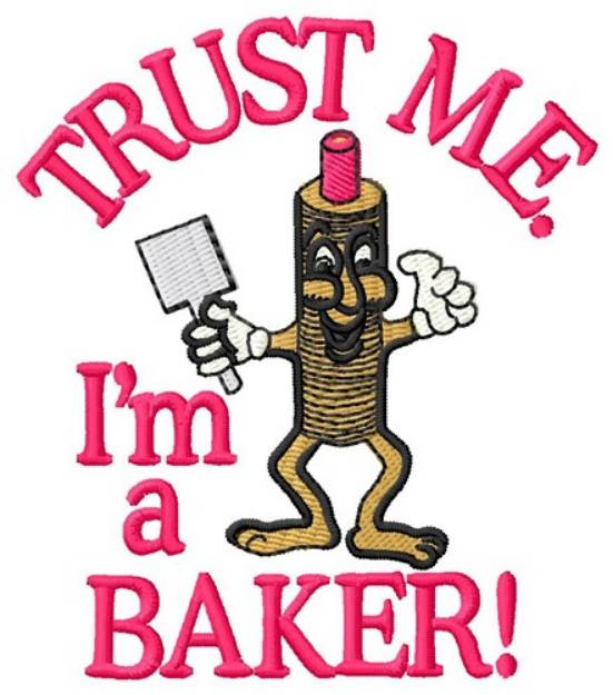 Picture of Trust Baker Machine Embroidery Design