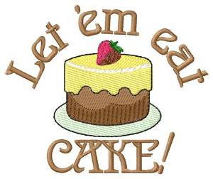 Picture of Eat Cake Machine Embroidery Design