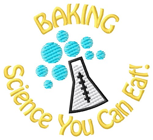 Baking Science Machine Embroidery Design