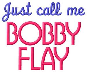 Picture of Bobby Flay Machine Embroidery Design
