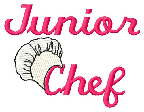 Junior Chef Machine Embroidery Design